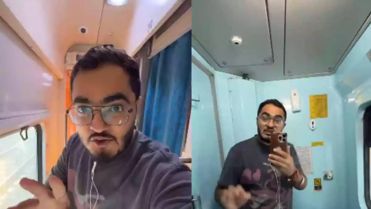A video has highlighted the cleanliness and modern features of a Rajdhani Express train, impressing many viewers. A passenger shared his experience of travelling on the Mumbai Rajdhani and showed the well-maintained seats and washrooms. The clip quickly caught attention as people discussed whether similar hygiene standards could be implemented across all trains in India.
