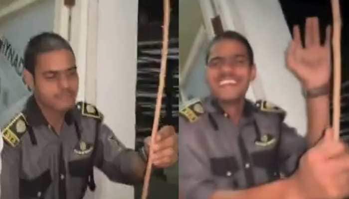 A video of a security guard's reaction to a couple's objection has gone viral on Twitter. “They want me to fight a terrorist with a stick,” he said in the video. It has sparked a widespread debate about the expectations placed on security guards. A video of a security guard's reaction to a couple's objection has gone viral on Twitter, sparking widespread debate on social media about the expectations placed on security guards in India.