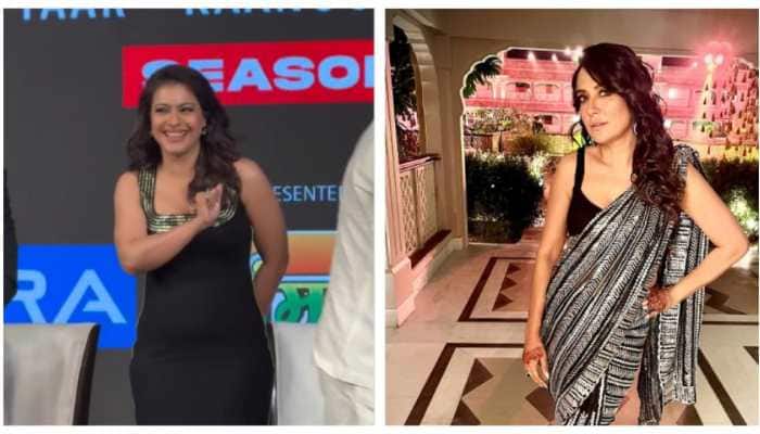 A video of Kajol at an event went viral after a paparazzo account on Instagram zoomed in on her body. New Delhi: Bollywood actress Kajol recently faced online trolling for wearing a black bodycon dress at a public event. The criticism came after a paparazzi account on Instagram shared a video zooming in on Kajol's body, sparking speculation about her appearance and fashion choices.