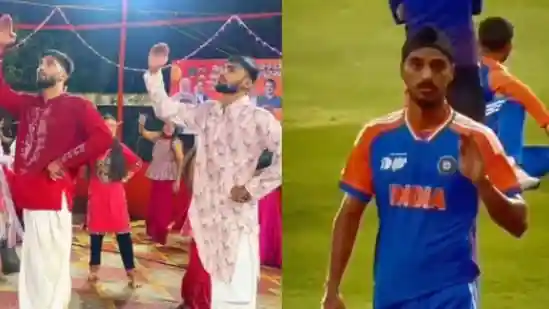 A video of two men from Mumbai has grabbed social media attention after they performed Garba with the now-famous ‘jet-crash' step. The clip, shared on Instagram by Raj Gupta, shows him dancing alongside Ayush Gupta as the pair incorporated the quirky gesture into their traditional moves.