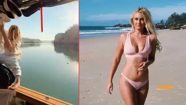 A viral video showing a foreign woman allegedly defecating in a lake in Udaipur caused outrage online. The short clip, shared by the Instagram page Swadesi Official, showed a woman on a boat apparently relieving herself as a crocodile swam nearby. “American tourist seen po*ping from boat into lake in Udaipur!” says the overlay caption of the video. The user asked, “Can she be deported!?”A viral video showing a foreign woman allegedly defecating in a lake in Udaipur caused outrage online. The short clip, shared by the Instagram page Swadesi Official, showed a woman on a boat apparently relieving herself as a crocodile swam nearby.“American tourist seen po*ping from boat into lake in Udaipur!” says the overlay caption of the video. The user asked, “Can she be deported!?”Social media reactions have been mixed. While some found it funny, others got offended.“Why should indian have all the fun!” quipped one of them.“After eating spicy food,” wrote another.
