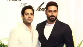 Actor Abhishek Bachchan has stepped up as a cheerleader for his nephew Agastya Nanda, who is set to make his big screen debut with Sriram Raghavan's upcoming