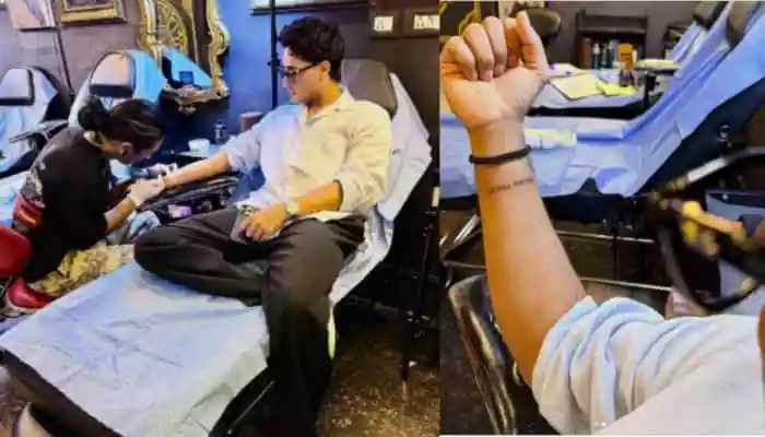 Abhishek Sharma Shows Off New Tattoo