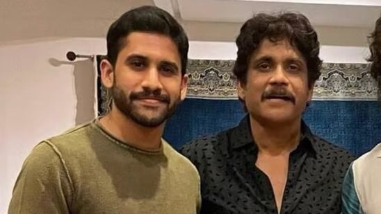 Actor Nagarjuna played an antagonistic role for the first time in his career in Lokesh Kanagaraj's Coolie, headlined by Rajinikanth. The Tamil film, which was also released in Telugu and Hindi, had a stellar opening at the box office, bringing in ₹65 crore net in India and ₹151 crore worldwide. Naga Chaitanya was spotted heading to the theatres to watch his father on the silver screen. (Also Read: Dhanush, Sivakarthikeyan, Priyanka Mohan head to theatres to catch screenings of Rajinikanth's Coolie)