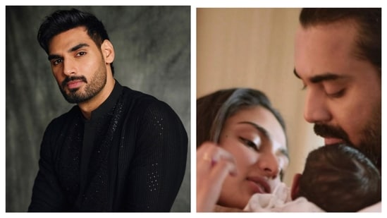 Ahan Shetty's heartwarming photos with niece Evaarah captured fans' attention, highlighting his affectionate nature. Actor Ahan Shetty, who will soon be seen in Border 2, is currently busy with ‘mama duties’. Ahan recently took to his social media and shared adorable pictures with his sister Athiya Shetty's daughter Evaarah where he can be seen cradling the little one in his arms. For the uninitiated, Athiya and her husband-cricketer K L Rahul welcomed their baby daughter on March 24, this year. (Also read: ‘Dhajjiyan uda dunga’: Suniel Shetty warns those conspiring against son Ahan Shetty, removing him from movies)