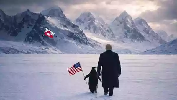 AI pic of Donald Trump with viral lone penguin in Greenland gets trolled