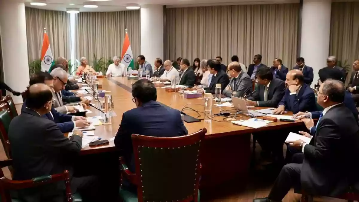 Finance Minister Nirmala Sitharaman has chaired a high-level meeting with heads of scheduled commercial banks and key stakeholders to assess the potential