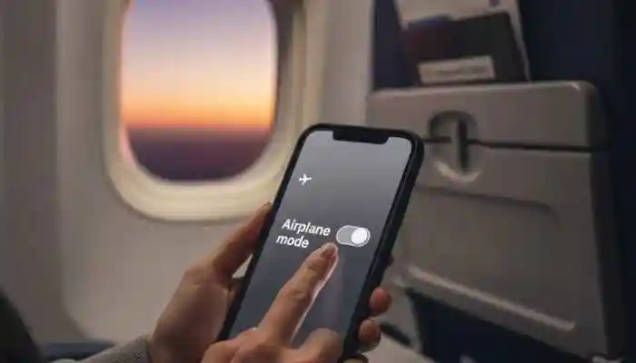 <strong>Flight safety rules:</strong> Airplane mode turns off a phone's cellular, Wi-Fi, and Bluetooth connections, preventing it from sending or