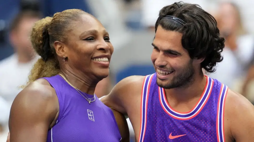 <b>Enjoy it - and do what Serena Williams tells you to.</b> That was how Carlos Alcaraz settled back into competitive action at the US Open