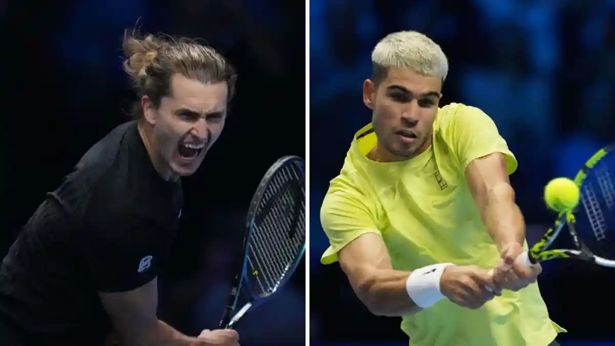 Carlos Alcaraz began the ATP Finals on Sunday with a solid 7-6 (7/5), 6-2 victory over Alex de Minaur, while former champion Alexander Zverev also secured a