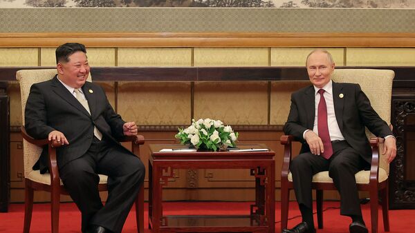 All eyes were on North Korean leader Kim Jong Un's meeting with Russian President Vladimir Putin on Wednesday. However, what caught the Internet's attention was a video of Kim's staff reportedly scrubbing the room of his presence. Kim and Putin met on Wednesday in Beijing, on the sidelines of China's celebrations marking Japan's formal surrender in World War Two.