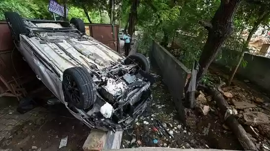 HomeNext<h4>Safety wall ‘missing’: Allegations surface after Army officer's son studying in US dies in Delhi car accident</h4><h4>The car