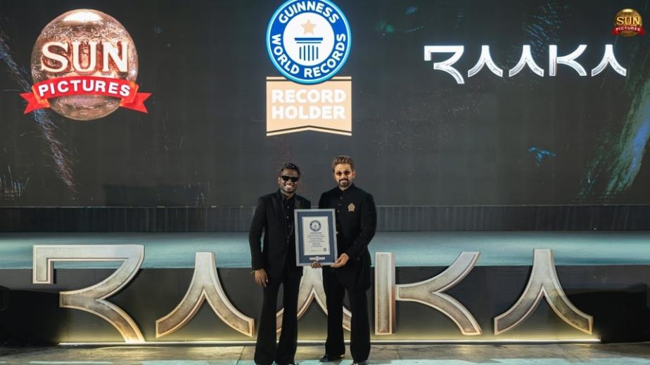 <h4>Allu Arjun and Atlee's Raaka sets Guinness World Record for using motion-capture with 37 performers simultaneously</h4><h4>Directed by