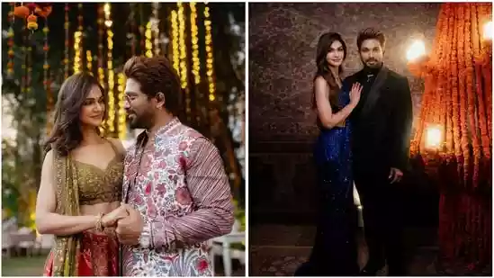 Allu Arjun and Sneha Reddy look stunning as they celebrate 15th anniversary