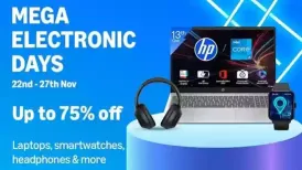 Amazon Mega Electronic Days end today, and this is your last chance to grab the biggest deals on your favourite gadgets. If you have been planning to buy a new