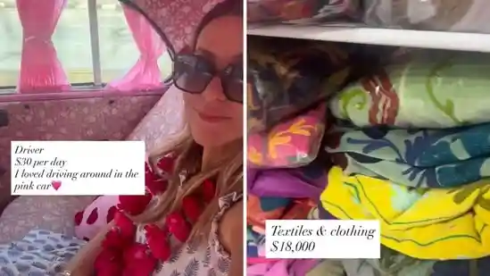 American designer breaks down her ₹54 lakh trip to Jaipur to buy…