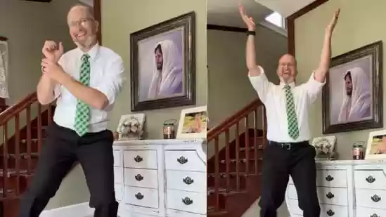 American influencer Ricky Pond, known for his dance videos, recently shared a lively video of himself dancing to the popular song ‘Dholida' from Gangubai Kathiawadi. In the video, he wore a simple white shirt and performed energetic moves in a living room-like space.
