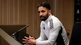 Manchester United head coach Ruben Amorim has condemned the 