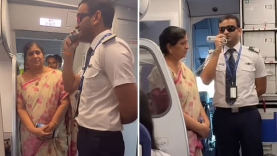 An Andhra Pradesh pilot paid a special tribute to his mother by welcoming her on a flight and sharing how she helped him achieve his dreams. The IndiGo captain's warm words for his mother during an in-flight announcement have melted people's hearts. “Welcome announcement for Mother,” Pilot Jaswanth Varma wrote. In the video, he is seen standing beside his mom at the plane's entrance. “Good afternoon, ladies and gentlemen. This is Jaswanth speaking.