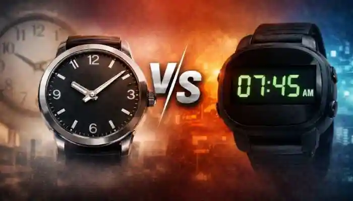 <strong>Analog vs digital watches:</strong> If you want the most exact time, a quartz-based or GPS-enabled digital watch may offer better precision
