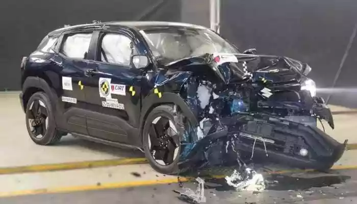 The Maruti Suzuki e-Vitara has received a 5-star rating for both Adult Occupant Protection (AOP) and Child Occupant Protection (COP) in crash tests conducted