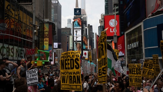 Anti-war demonstrations have erupted in New York City and other US cities following the US strikes on Iran. Anti-war demonstrations have erupted in New York City and other US cities following the US strikes on Iran. Hundreds of people gathered on the streets to protest against the US airstrikes on three of Iran’s nuclear facilities on Sunday.