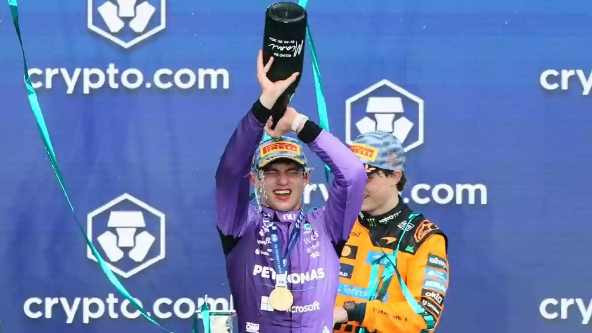 If there were still doubters, Kimi Antonelli just silenced them… emphatically. At just 19, the Mercedes prodigy stormed to his third consecutive Grand Prix