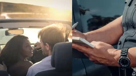 A bizarre and shocking scene unfolded on Germany's famous Autobahn this week after a couple was reportedly caught in the act while driving at an alarming speed