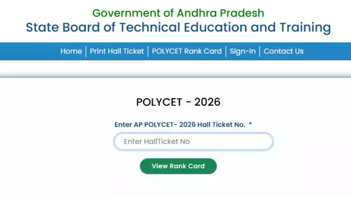 <strong>AP POLYCET Result 2026 Out:</strong> The State Board of Technical Education and Training (SBTET), Andhra Pradesh