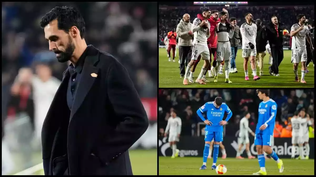 Real Madrid's Copa del Rey campaign came to a stunning halt on Wednesday night, as club legend Alvaro Arbeloa's first match in charge ended in humiliation