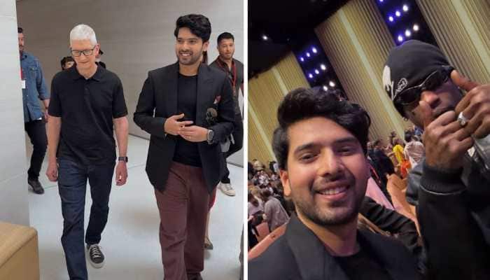 Armaan Malik attended the launch of the iPhone 17 series at Apple Park in Cupertino, California, on September 9, 2025. New Delhi: Indian singer Armaan Malik made history by becoming the first Indian musician to attend Apple's grand launch event. He was joined by Apple CEO Tim Cook and entrepreneur Navya Naveli Nanda, granddaughter of Bollywood legends Amitabh and Jaya Bachchan.
