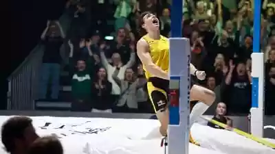 Armand Duplantis breaks pole vault record for the 15th time