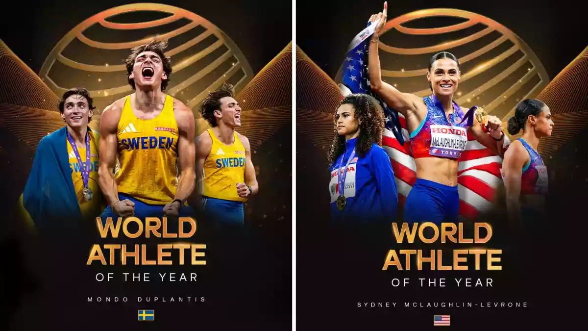 Armand Duplantis & Sydney McLaughlin-Levrone Crowned 