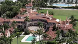 An armed man has been shot dead after entering the secure perimeter of US President Donald Trump's Mar-a-Lago residence in Florida, the Secret Service has said