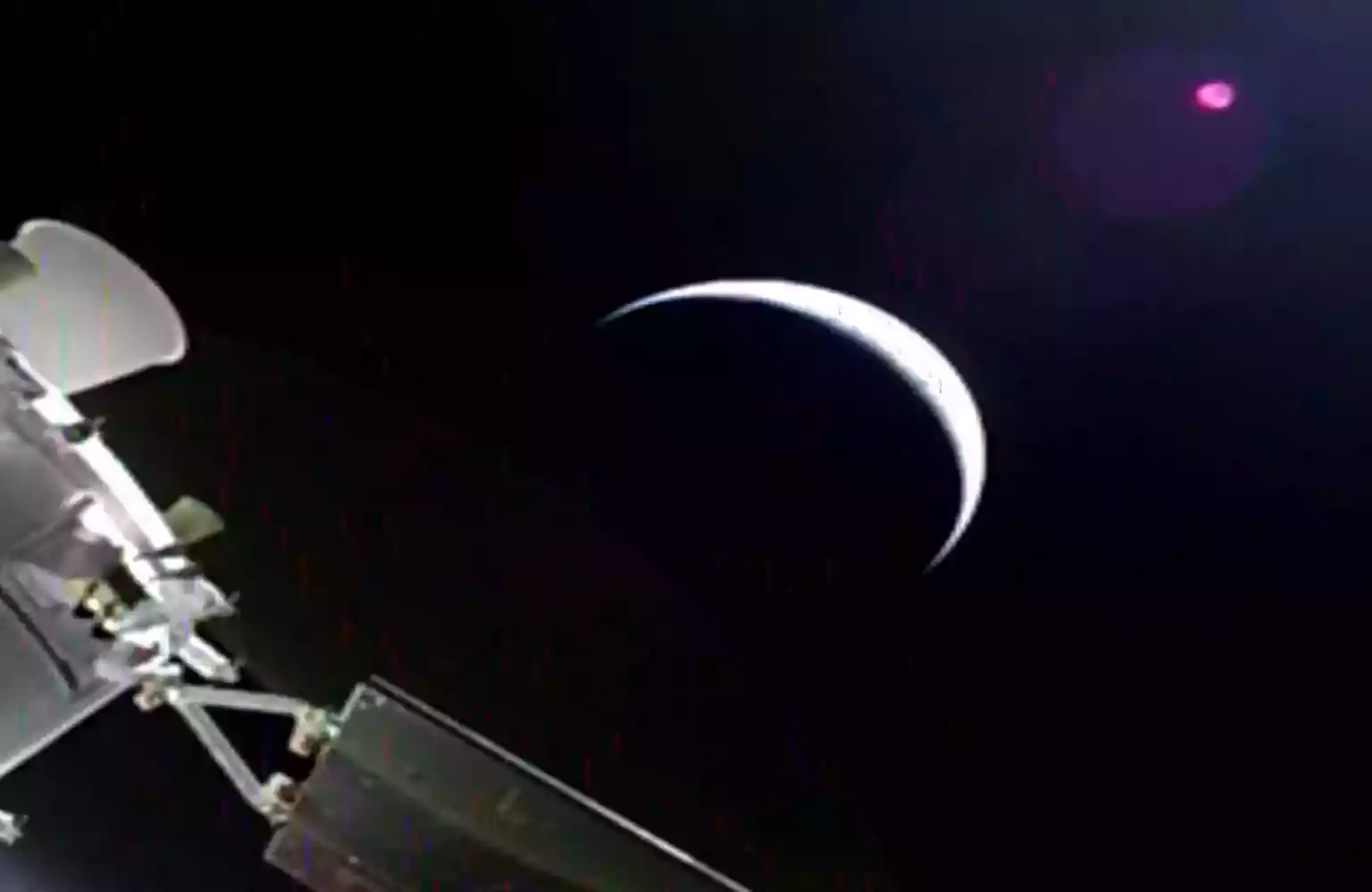 The four astronauts on the Artemis II mission have now left the Earth's orbit, after their Orion spacecraft fired its main engine for a final push towards the