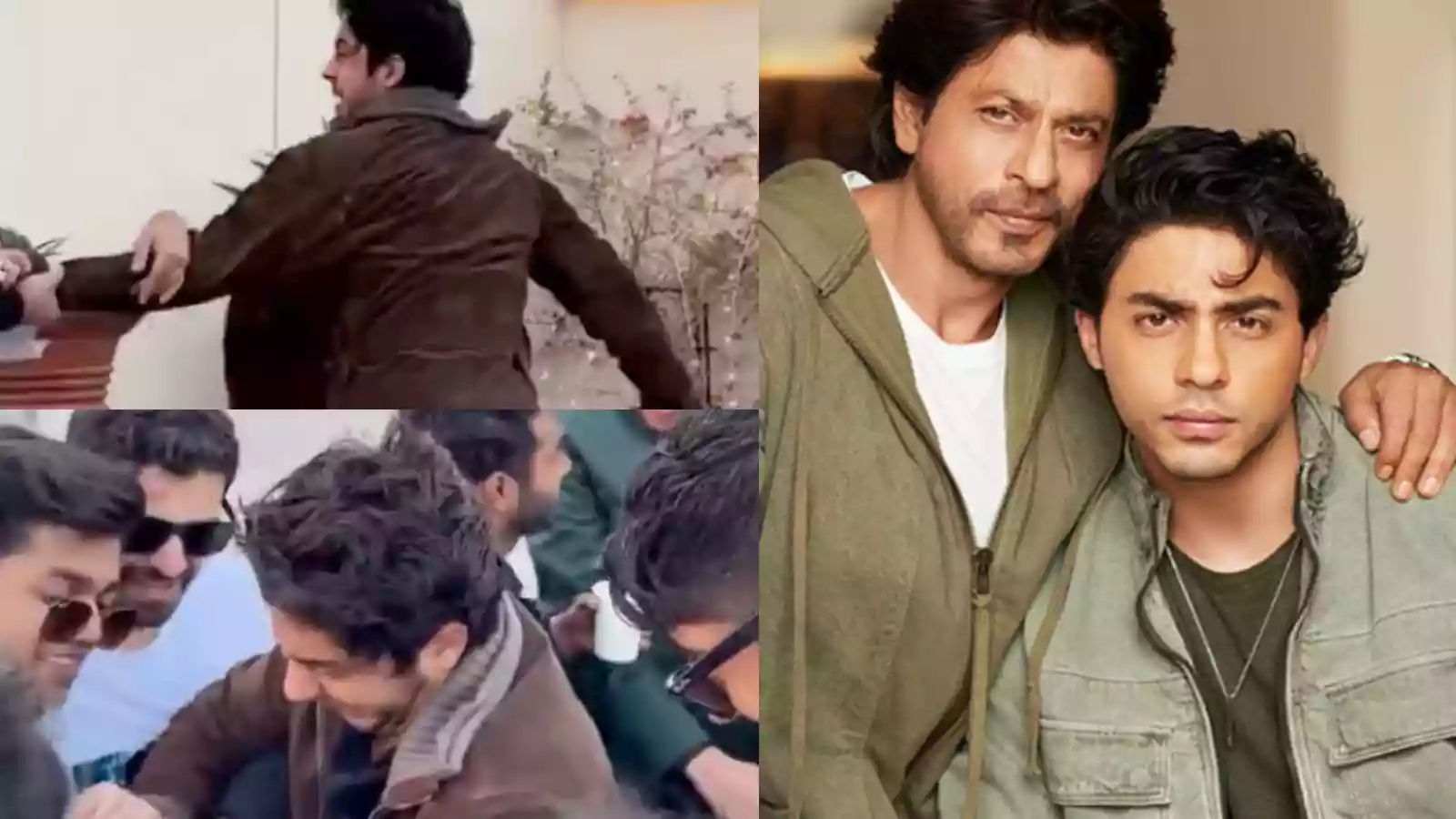 Aryan Khan was recently seen at a friend’s wedding, where a video of him taking part in the traditional joota churai ritual has gone viral