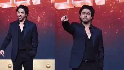 Aryan Khan is all over the Internet right now. At the launch of his debut series The Ba***ds of Bollywood, the debutant director and Shah Rukh Khan's son gave his first-ever public speech, sending fans into a frenzy. Nervous yet charming, Aryan won everyone with his honesty, but one particular moment from the speech has now gone viral, reminding fans of SRK's wit and proving he has got his genes from his father in every sense.