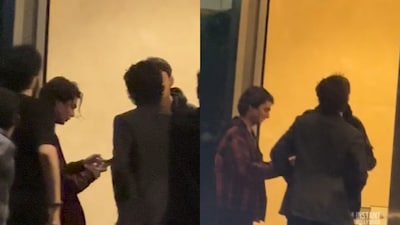 Aryan Khan is all set to make his directorial debut with The Bads of Bollywood***. On Wednesday, the preview launch was done and many celebrities were seen attending it. However, a video of him hanging out with friends post the preview launch went viral on social media. The star kid, known for his low-key public appearances, was spotted exiting the venue with his close circle.