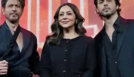 Aryan Khan won his first award for The Ba***ds of Bollywood, dedicating the honour to his mother, Gauri Khan. New Delhi: It is a proud moment for Gauri Khan as