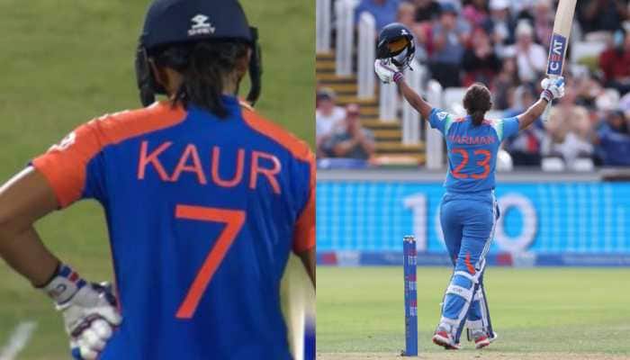 As her career progressed, Harmanpreet opted for number 7, a change tied to her fond memories from school and later reinforced by her admiration for MS Dhoni. India women's team captain Harmanpreet Kaur has had a unique journey with her jersey numbers, each phase carrying a story and special meaning. In her early playing days, Harmanpreet wore the number 84. This number wasn't a random choice, but one made by her mother as a tribute to the victims of the 1984 riots. It carried a deeply personal connection for her family, giving her initial years in cricket a sense of purpose beyond the boundaries of sport. As her career progressed, Harmanpreet opted for number 7, a change tied to her fond memories from school and later reinforced by her admiration for MS Dhoni, who is universally associated with the number. With the number 7 on her back, Harmanpreet showcased an aggressive style, courageous leadership, and the fearless brand of cricket that made her a standout for India. For many years, No.7 became symbolic of her dynamic presence on the field.