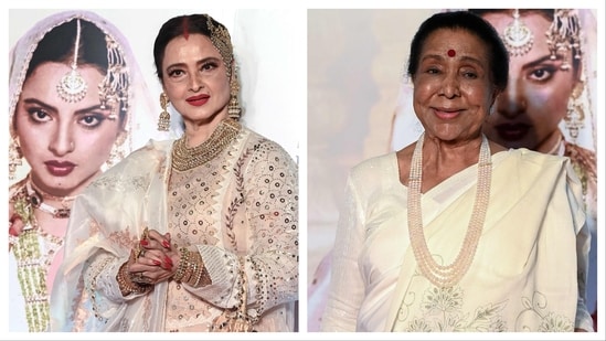 Asha Bhosle's video is getting a lot of attention on social media, with people marvelling at her talent and energy despite being 91. At 91, veteran singer Asha Bhosle left the audience in awe as she took the stage at the screening of classic film Umrao Jaan, where she sang the song, Yeh Kya Jagah Hai Dosto, and got special support from actor Rekha. Also read: Rekha twirls, gets Anil Kapoor to dance, enjoys selfie moment with AR Rahman at Umrao Jaan screening. Watch