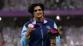Former Asian Games gold-medalist discus thrower Seema Punia has been given a 16-month suspension for failing a doping test. The 42-year-old Punia's ban began