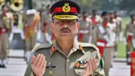 <strong>Lahore:</strong> Pakistan's jailed former prime minister Imran Khan on Wednesday claimed that army chief Field Marshal Asim Munir's