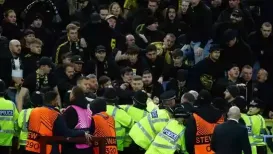 Donyell Malen faced the wrath of Young Boys' fans after scoring his Aston Villa's first and second goals, on Thursday. Aston Villa's Europa League encounter