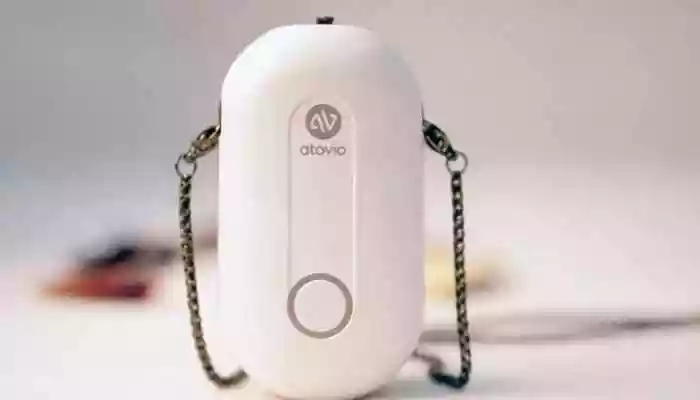 <strong>Atovio Pebble Review:</strong> It is a wearable air purifier designed for personal use in indoor and semi-enclosed spaces