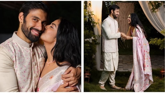 Avika Gor shared the surprise announcement of her engagement to longtime boyfriend Milind Chandwani on Wednesday. Avika Gor, who shot to fame as a child actor in Balika Vadhu, is engaged! The actor shared the announcement of her engagement to her longtime boyfriend Milind Chandwani through a new Instagram post on Wednesday. Avika has been in a relationship with Milind for over 5 years. She had introduced her boyfriend to the public in November 2020. (Also read: Avika Gor and boyfriend Milind Chandwani are in Sonamarg, celebrating two years of love. See pics)