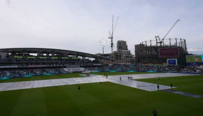 Bad light and subsequent rain forced an early end to play on Day Four of the fifth Test of the Anderson-Tendulkar Trophy at The Oval on Sunday. With the stage set for a thrilling day five, England need 35 more runs to win, while India requires four wickets for a miraculous victory.