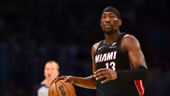 Bam Adebayo was taken out of the Miami Heat vs the Denver Nuggets game on Wednesday after sustaining a left foot injury. The 28-year-old was listed as