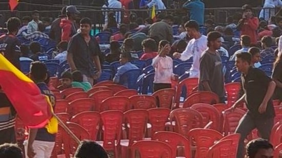 Bengaluru's BGS Ground turned into a vibrant fan zone as RCB supporters gathered to watch the IPL final against Punjab Kings. While the IPL final showdown between Royal Challengers Bengaluru (RCB) and Punjab Kings unfolded hundreds of kilometres away in Ahmedabad, a sea of passionate fans transformed Bengaluru’s BGS Ground in Vijayanagar into a roaring stadium of its own. As the city’s home team fought for their maiden title in 18 seasons, the atmosphere at BGS was nothing short of electric.