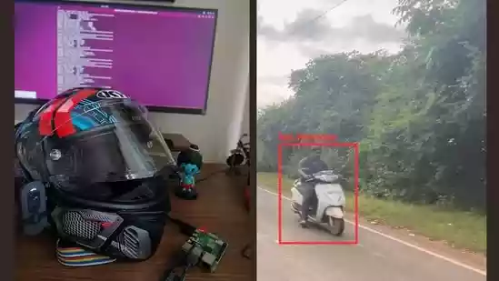 Bengaluru techie turns helmet into AI police device to flag traffic violations
